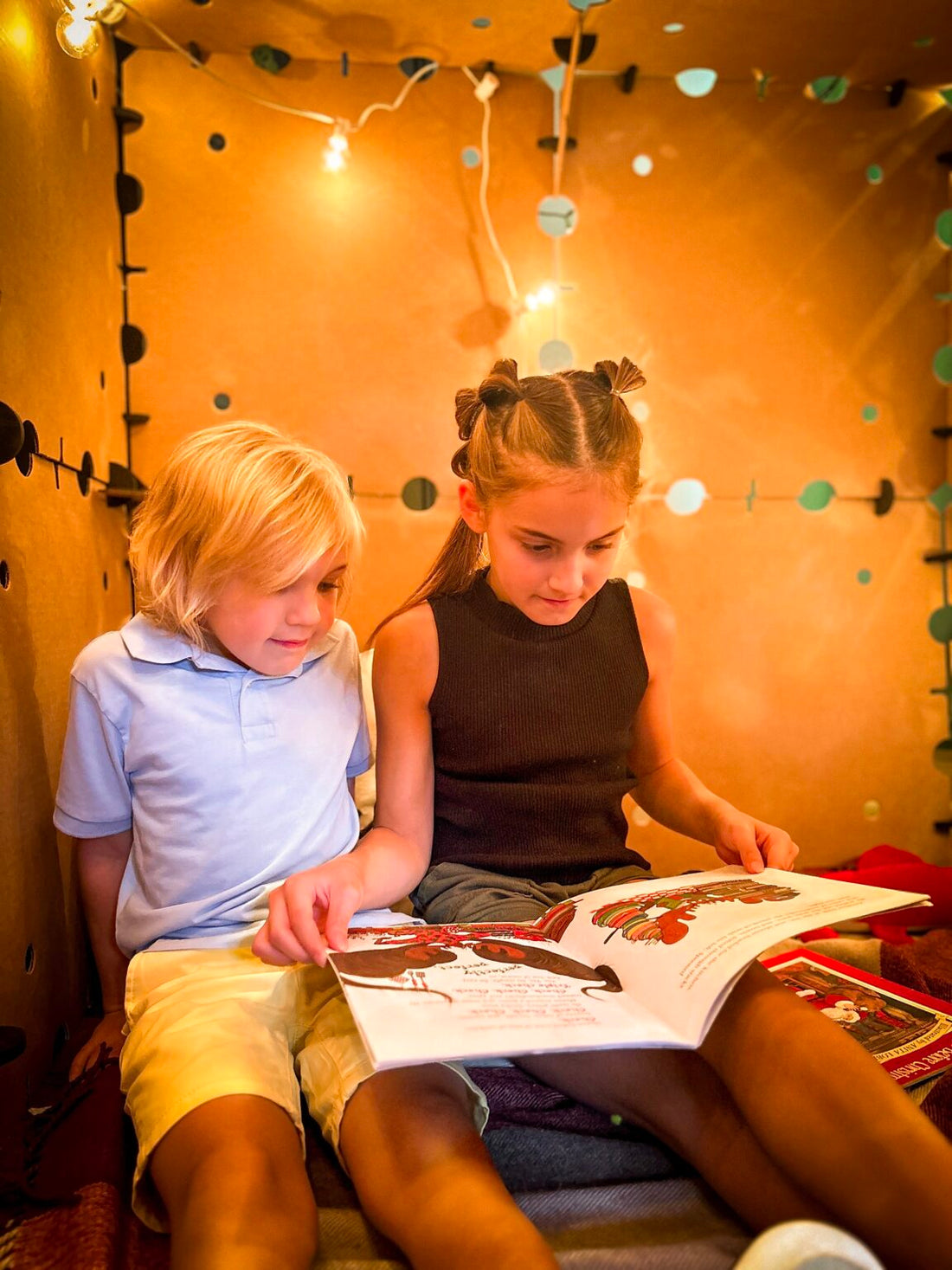 Fort Building 101: A Cozy Space for Book Adventures